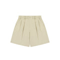 Wide C/N half pants cream
