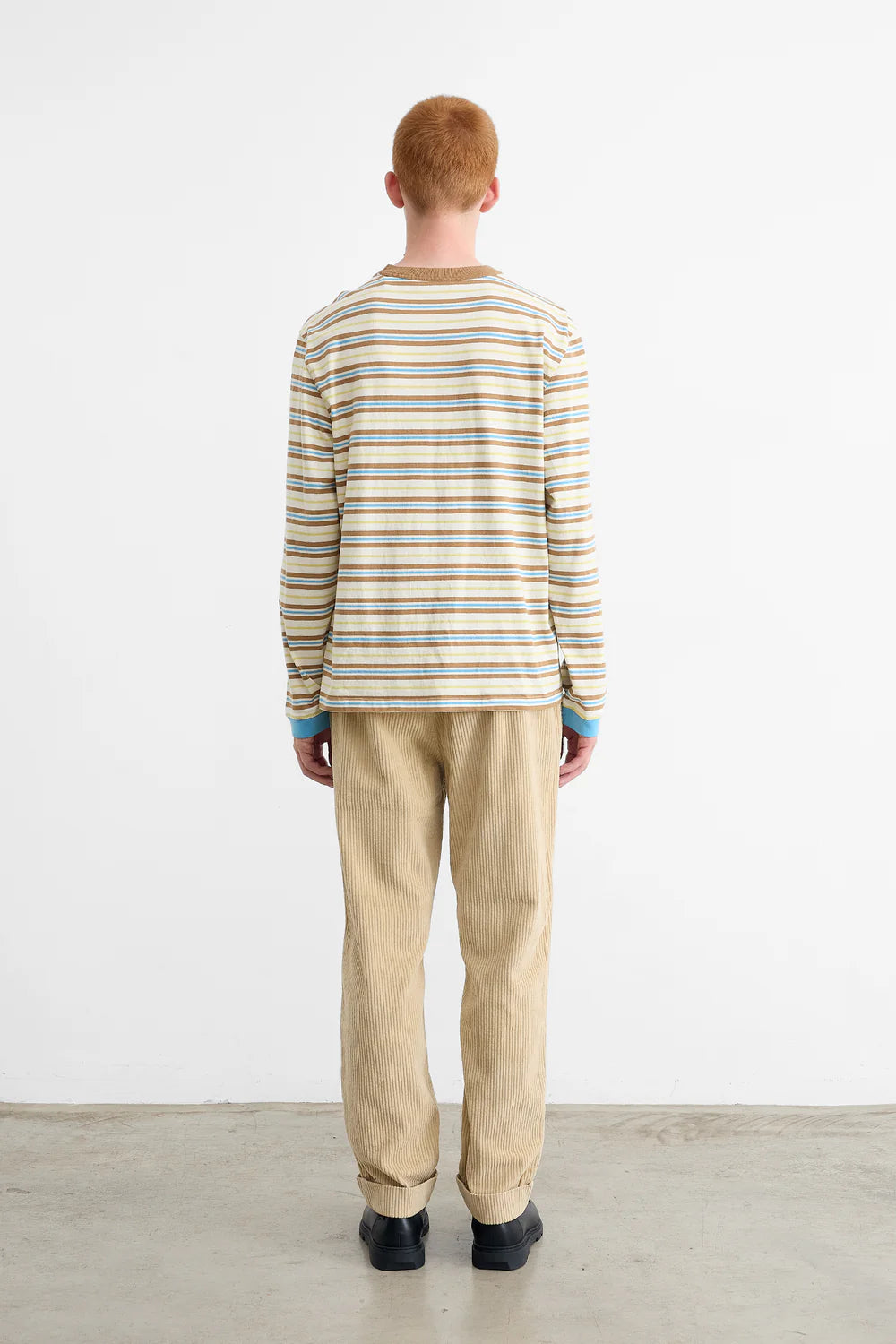 Logo stripes long-sleeve off-white