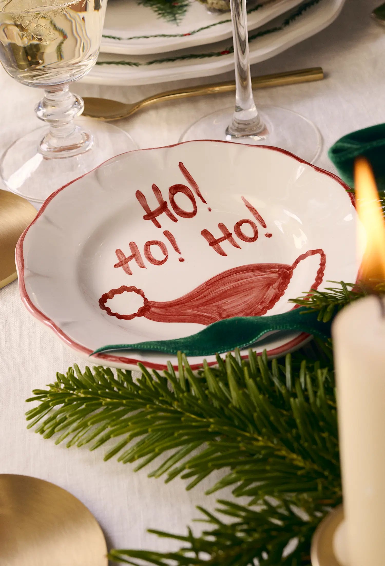 Ho ho ho Plate