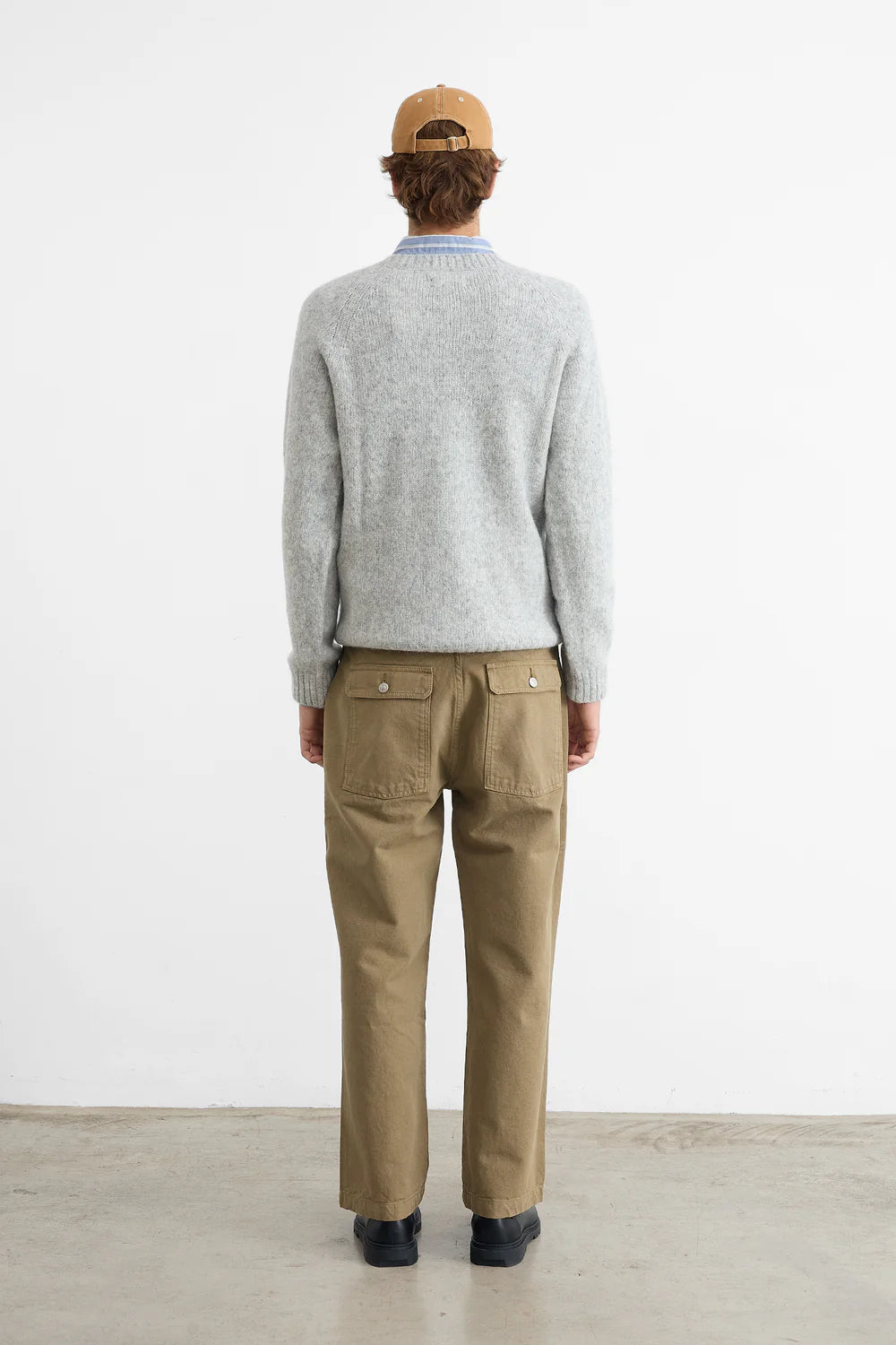 Glasgow grey marl sweater