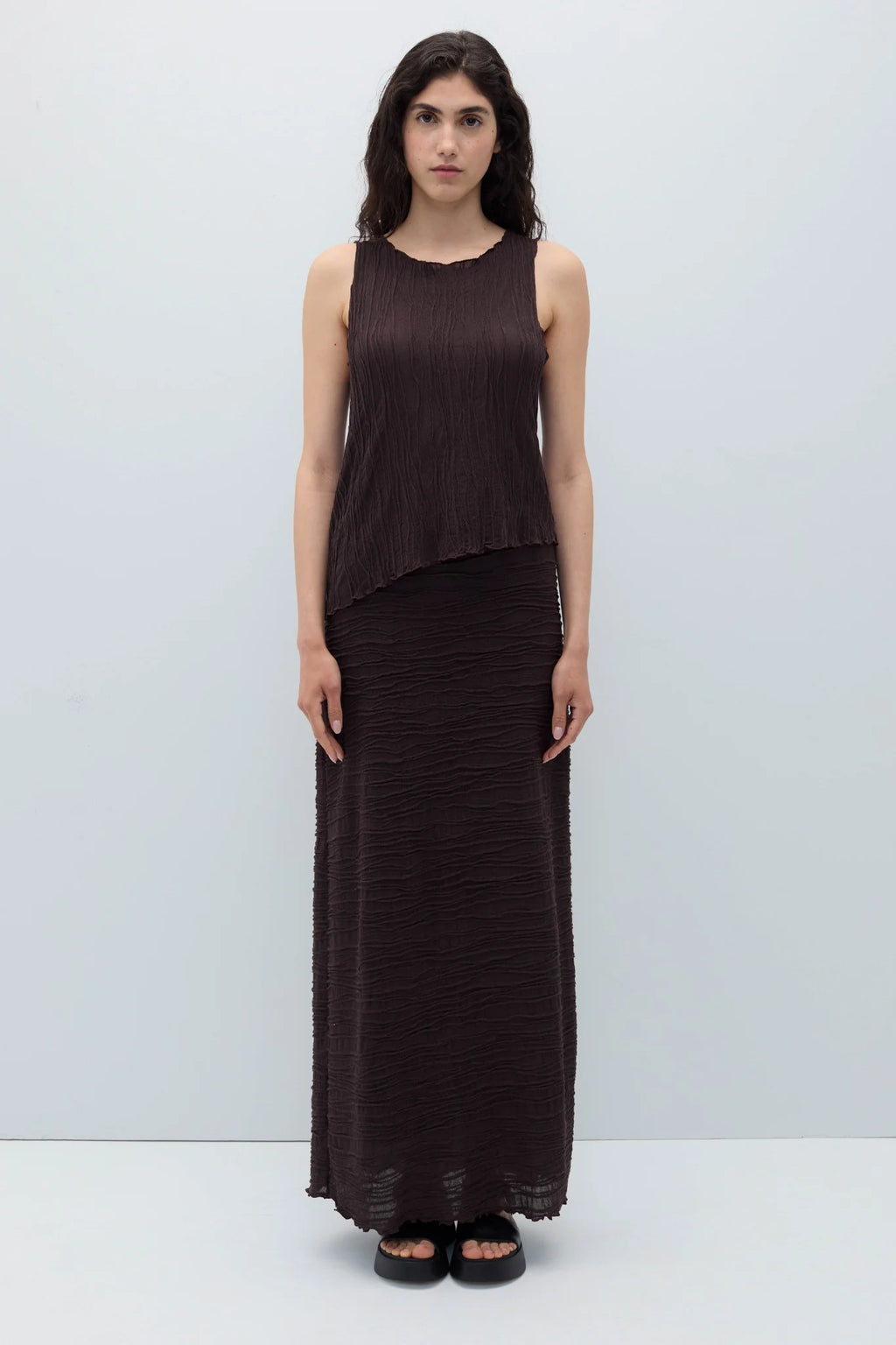Selin brown skirt