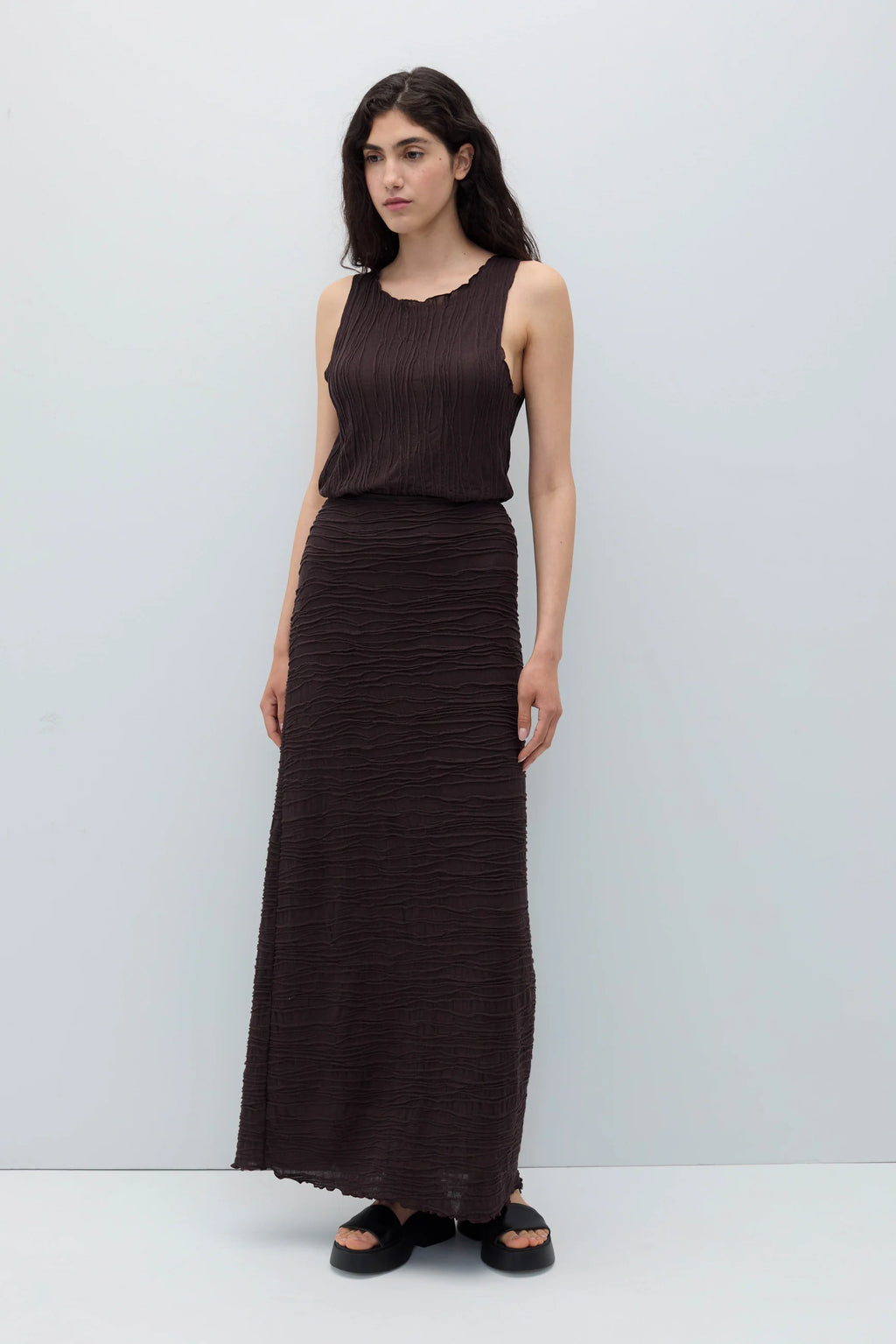 Selin brown skirt