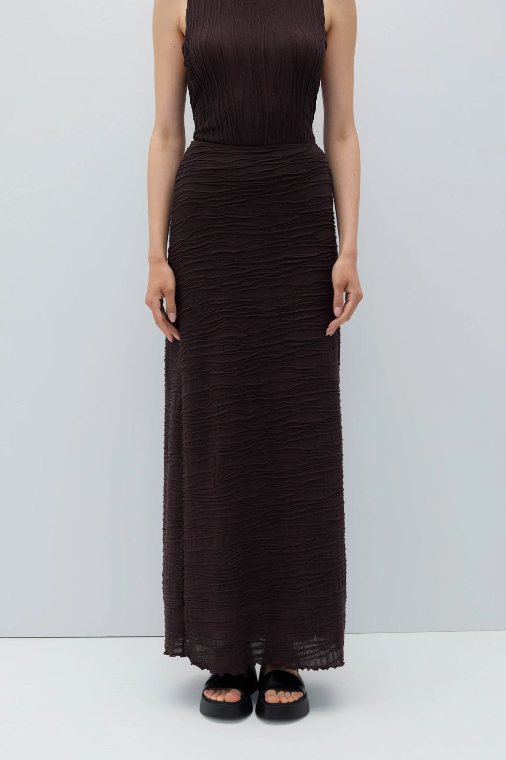 Selin brown skirt