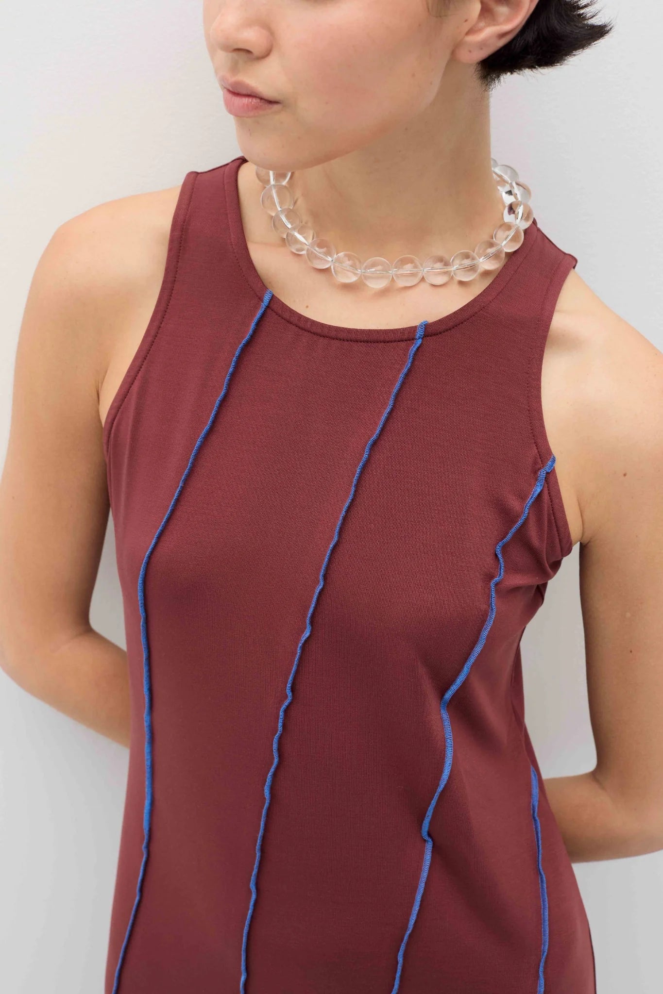 Faten dress rust