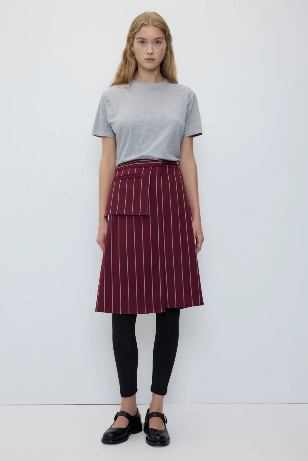 Agnos skirt maroon
