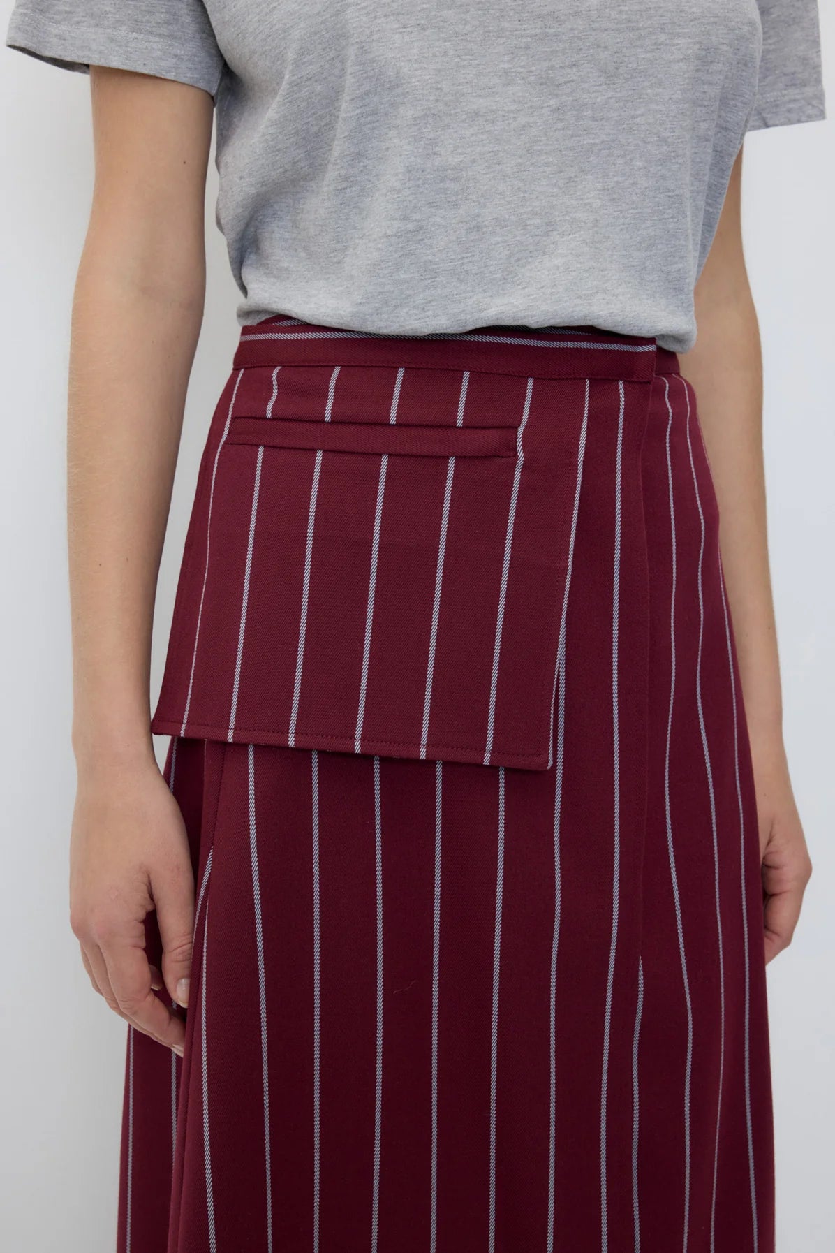 Agnos skirt maroon