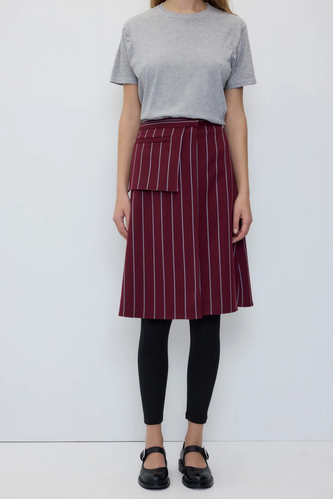 Agnos skirt maroon