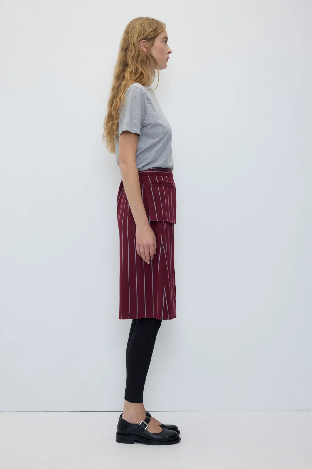 Agnos skirt maroon