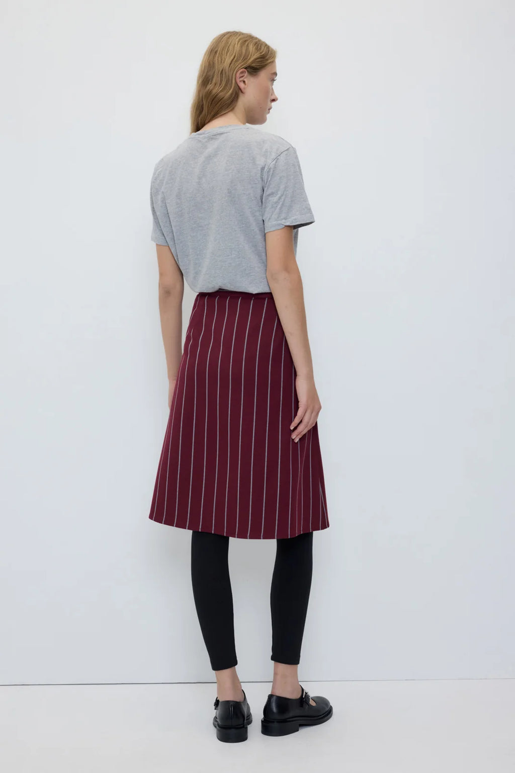 Agnos skirt maroon