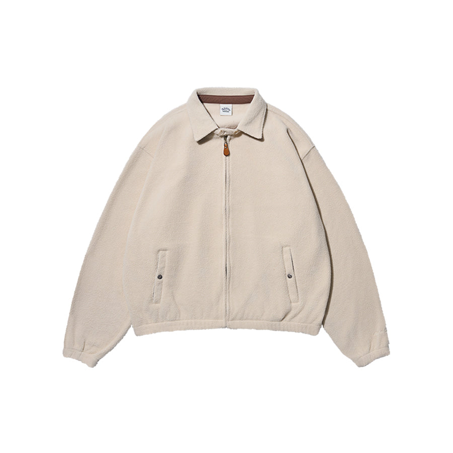 Fleece bomber jacket cream
