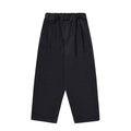 Two tuck wide deep indigo denim pants
