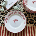 All I Want for Christmas Plate