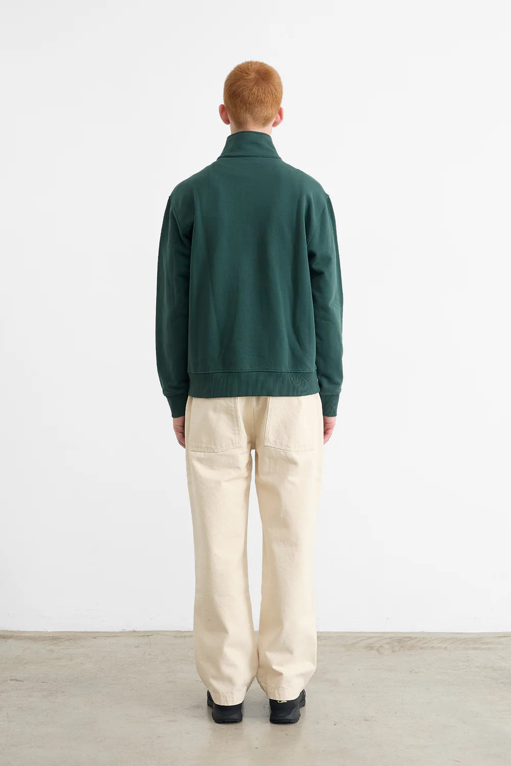 Half zip dark green