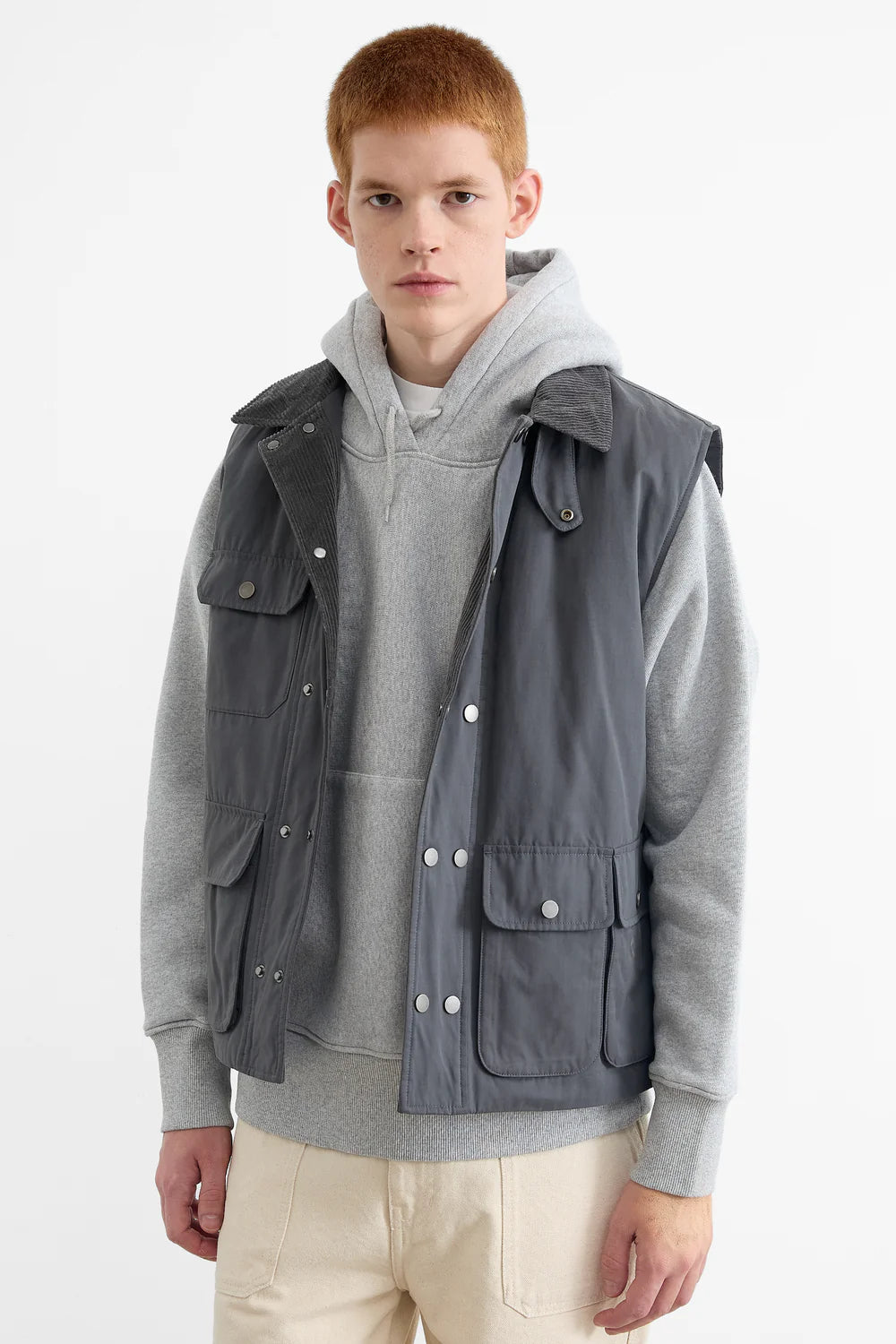 Muik vest grey