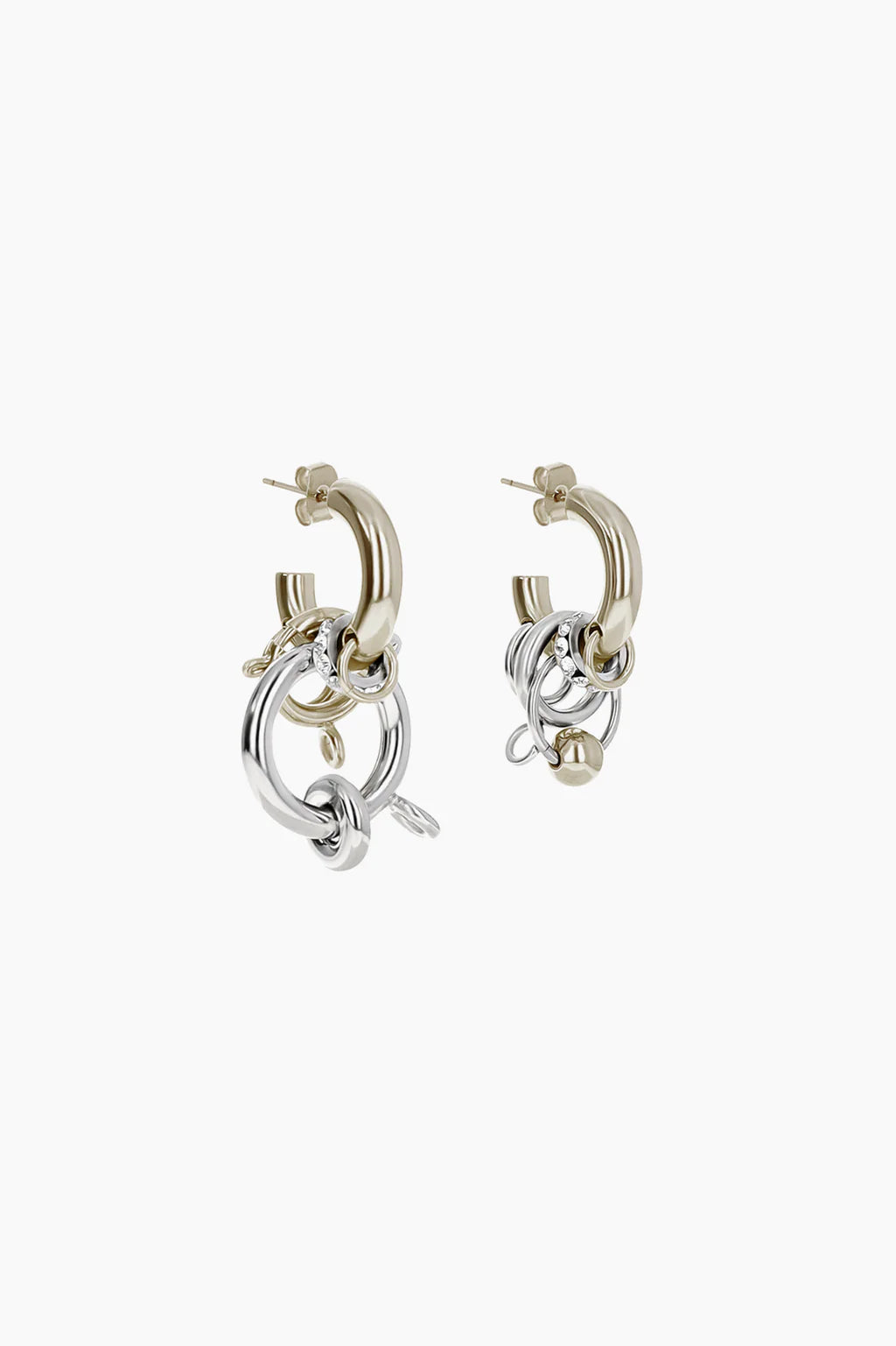 Anila earrings gold & palladium