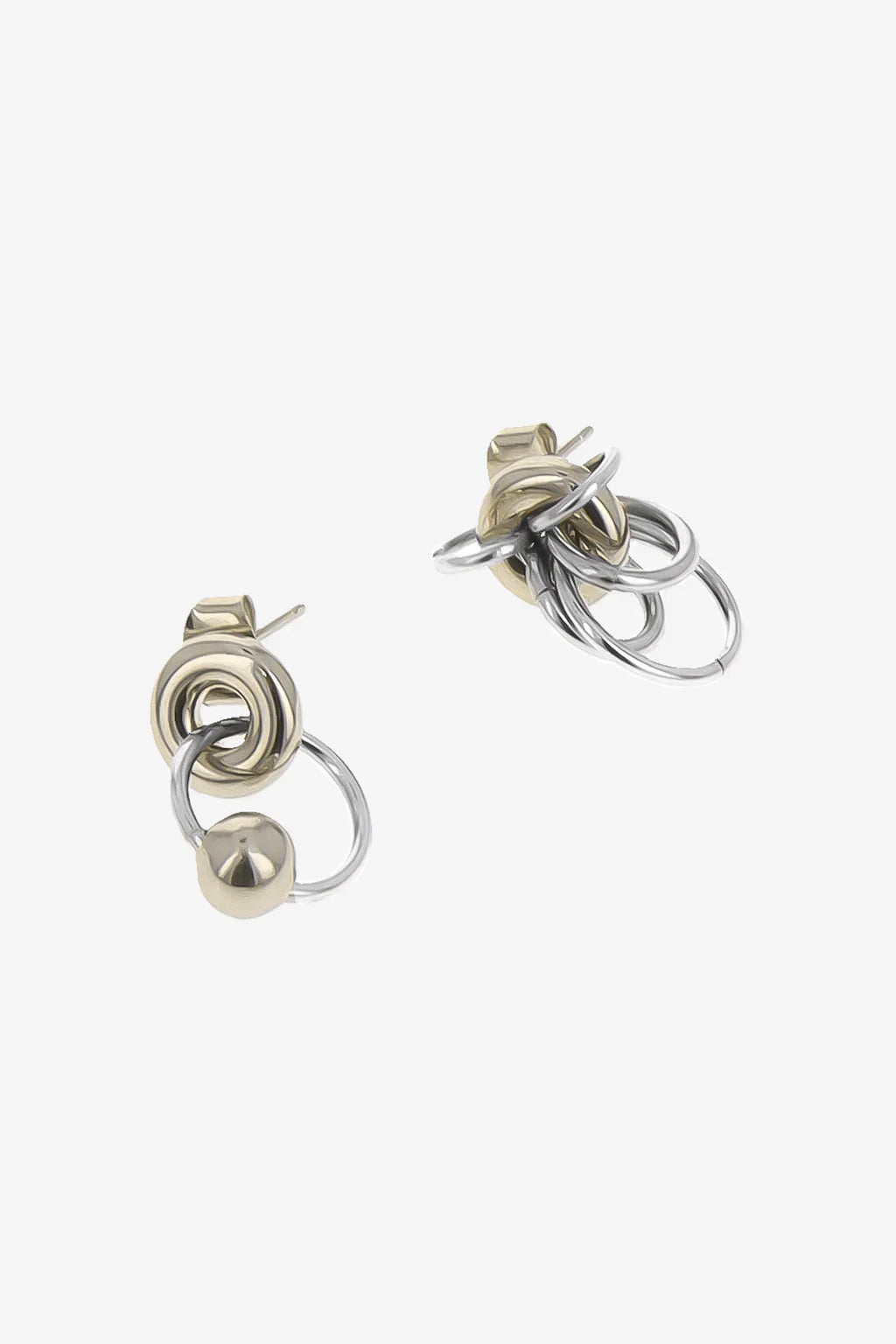 Ava earrings gold & palladium