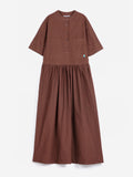 Monster mug paper touch midi dress brown