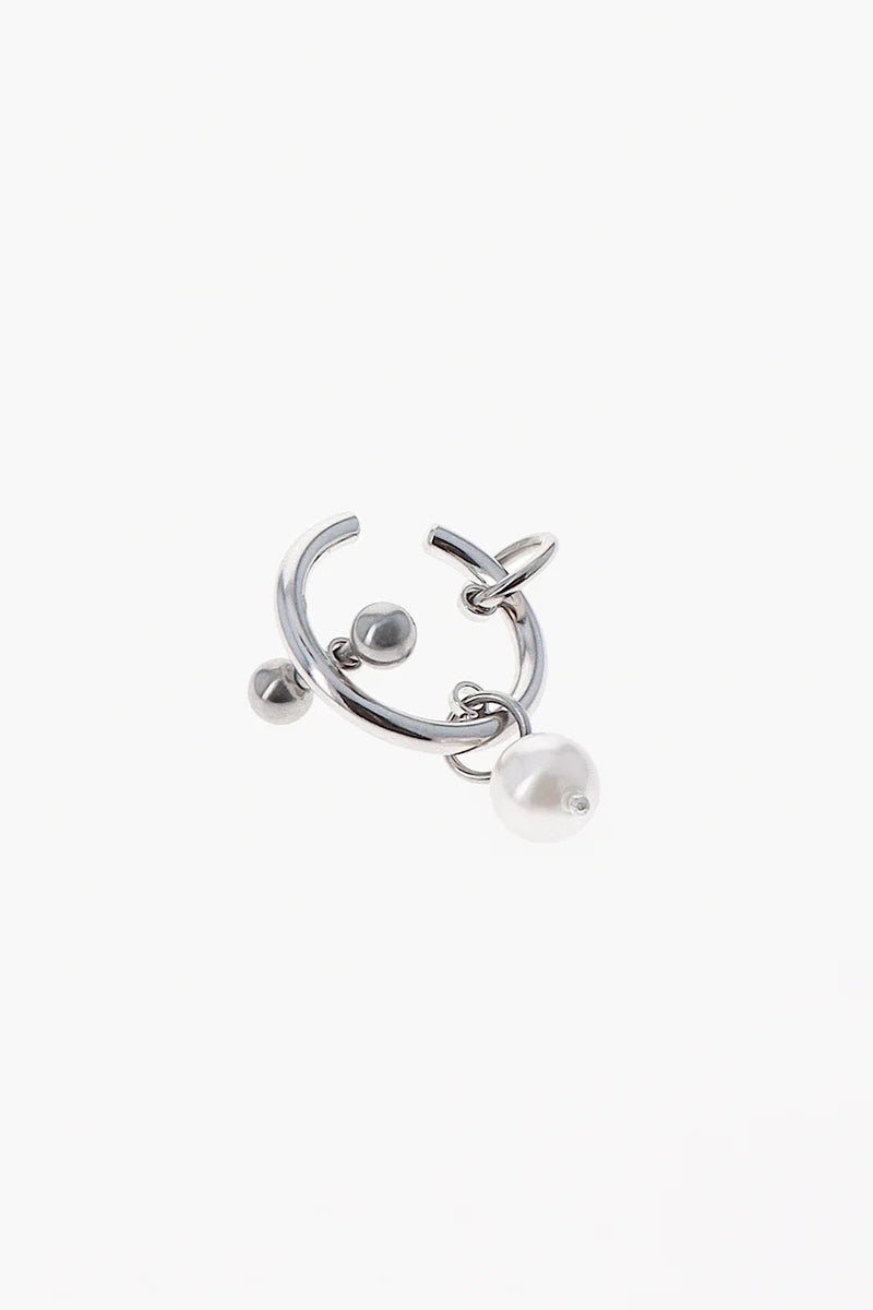 Betsy crystal earcuff palladium