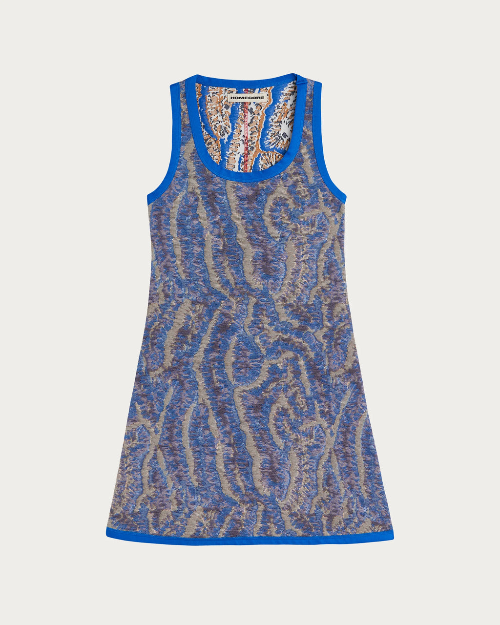 Robe bia corail blue multi