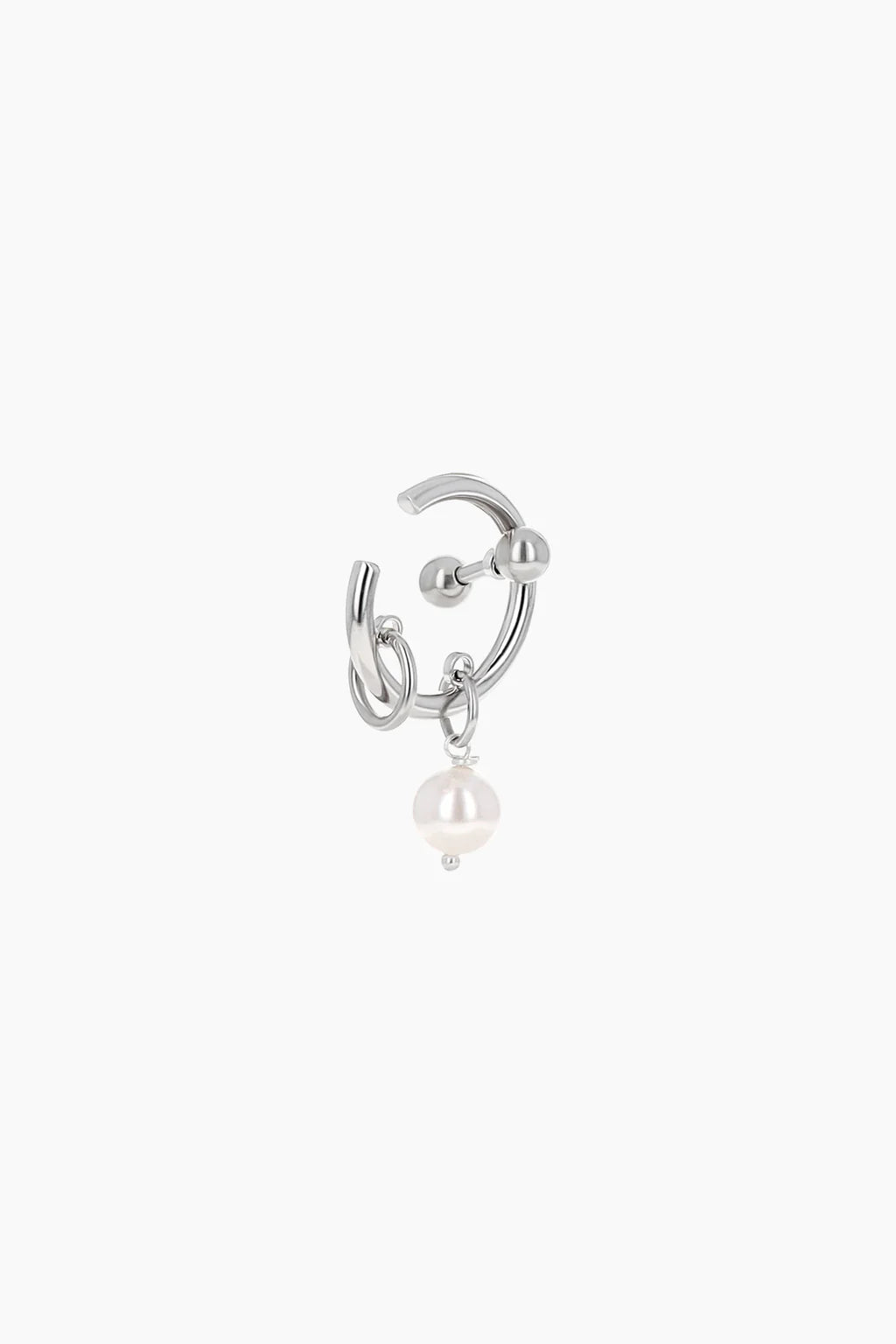 Betsy crystal earcuff palladium