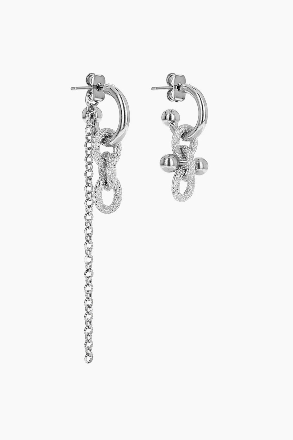 Blake palladium earrings