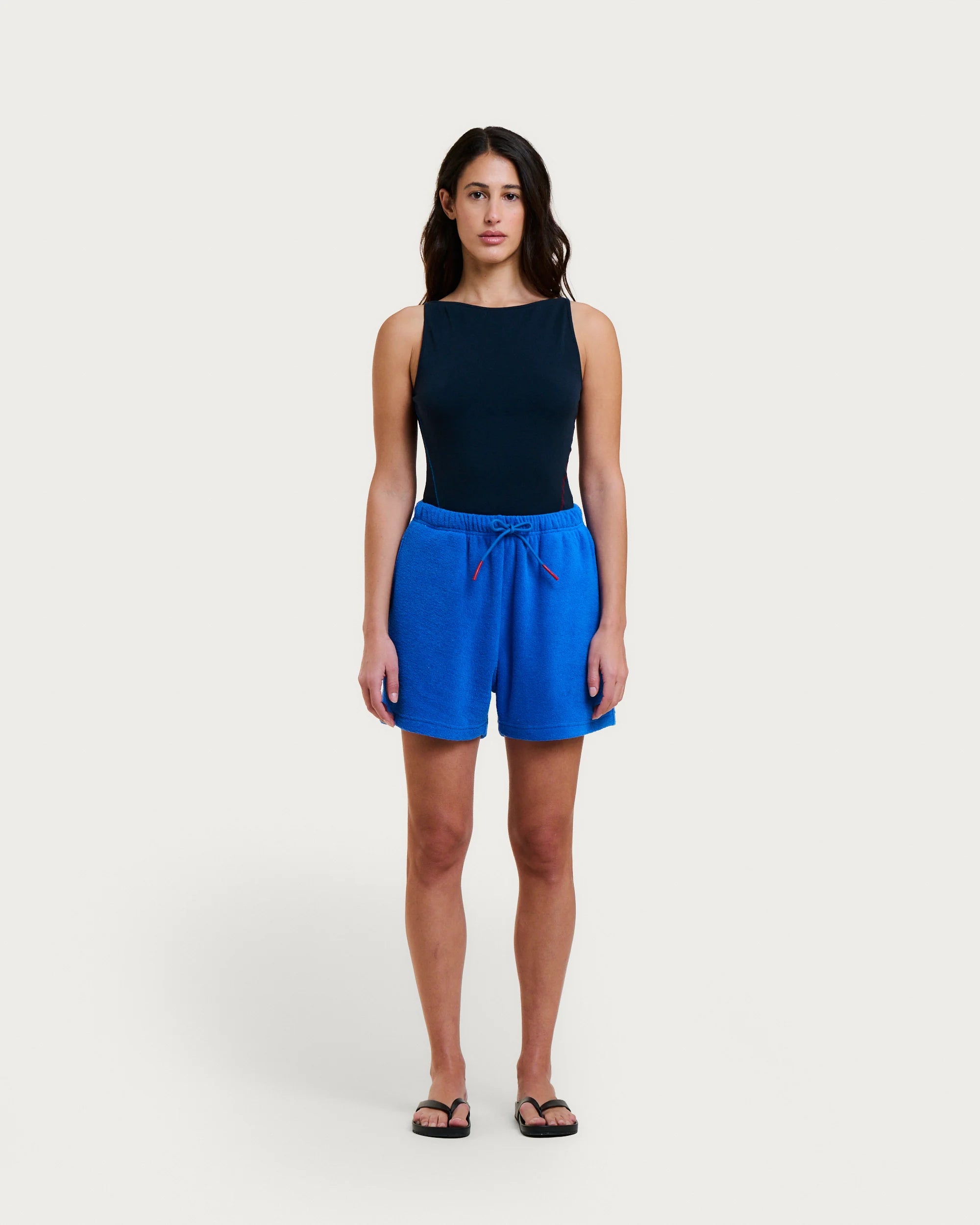 Short cobalt blue calypso