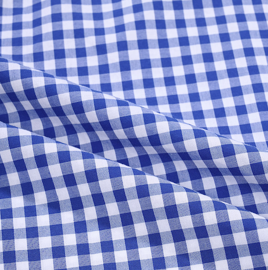Chemise vichy bleu marine