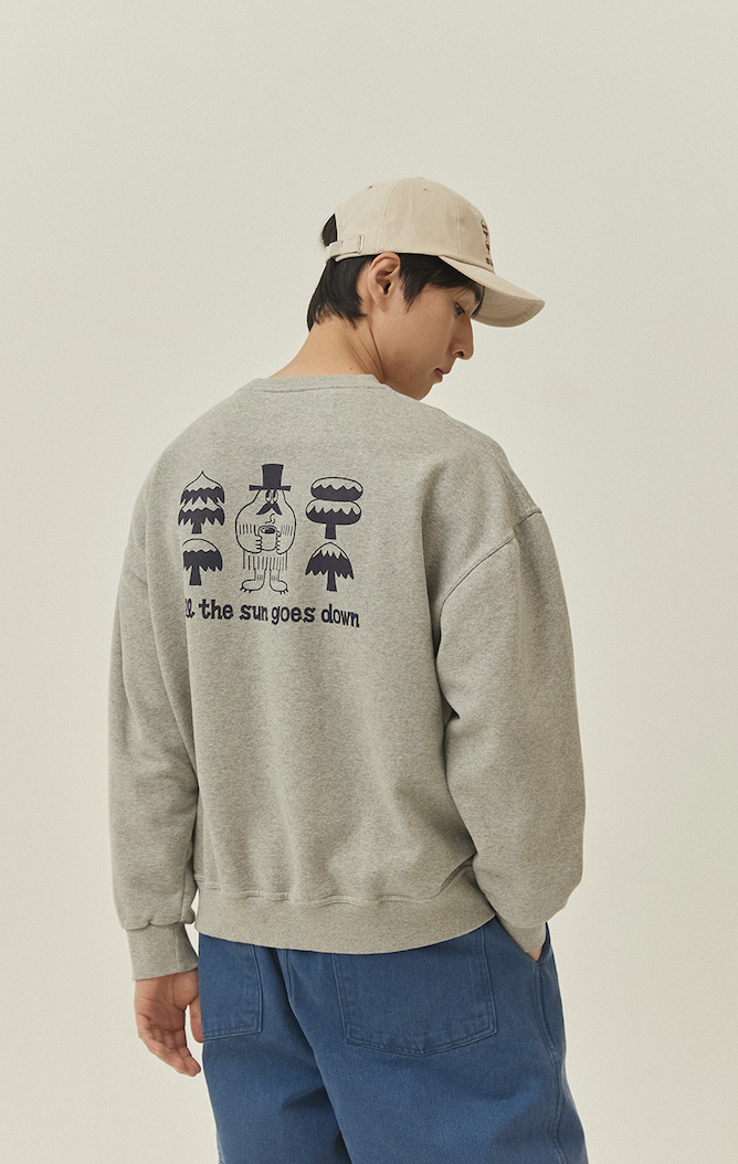 Yeti Fluff Gray Sweatshirt