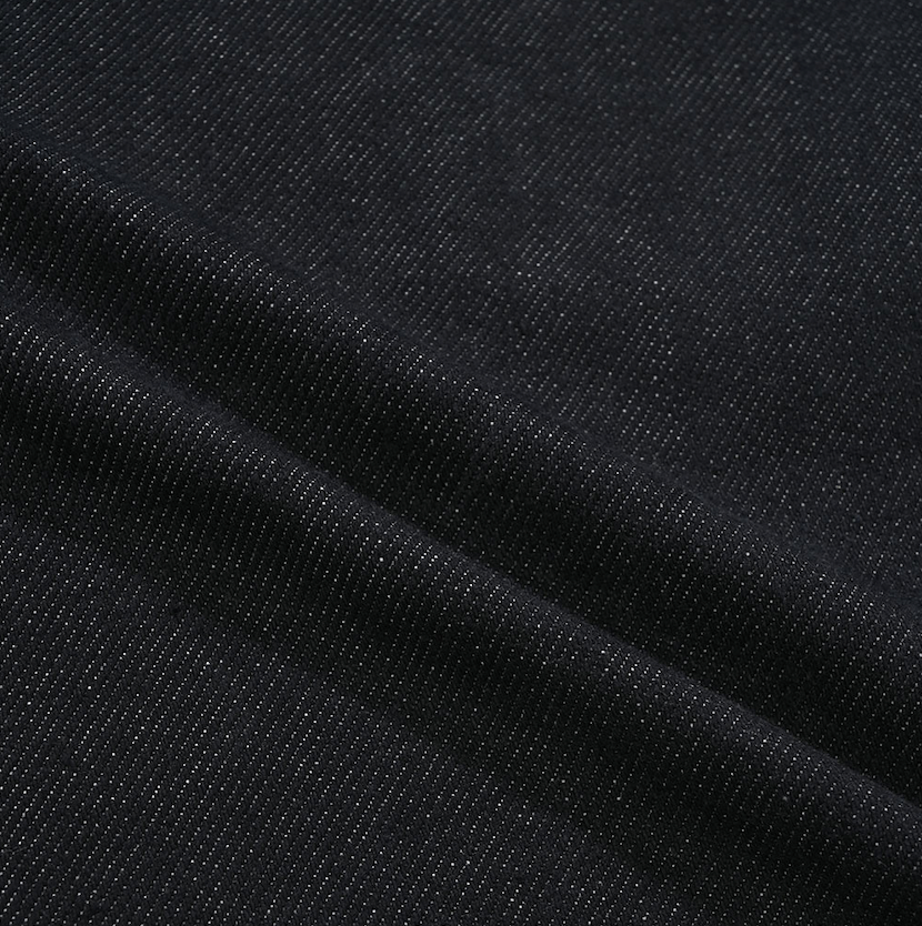 Two tuck wide deep indigo denim pants