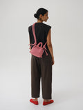 Micro Ona bag coton rayure rouge