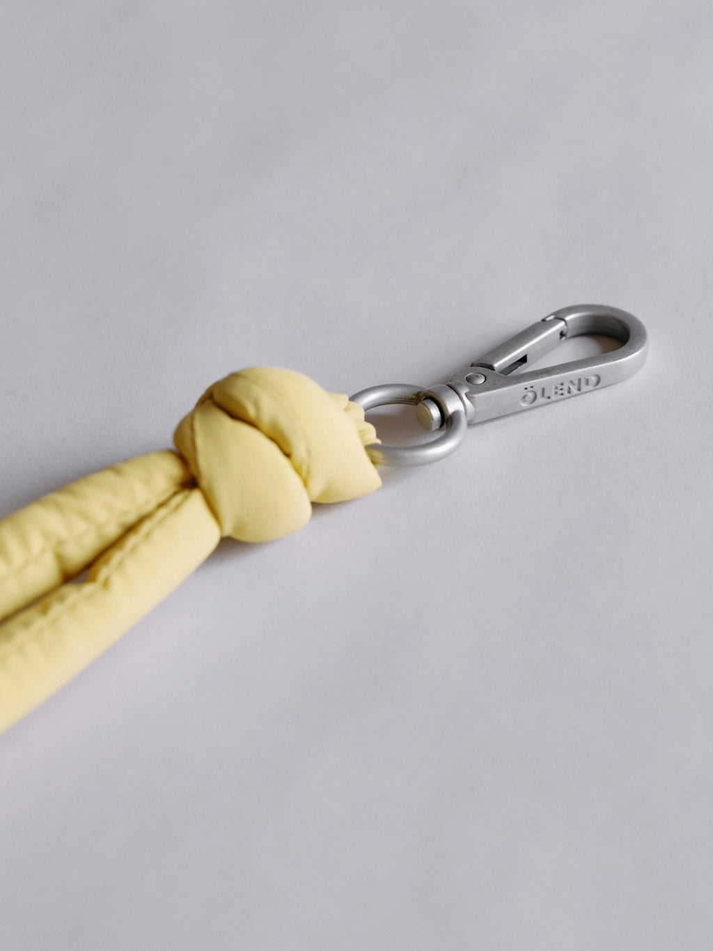 Puffy lime keychain