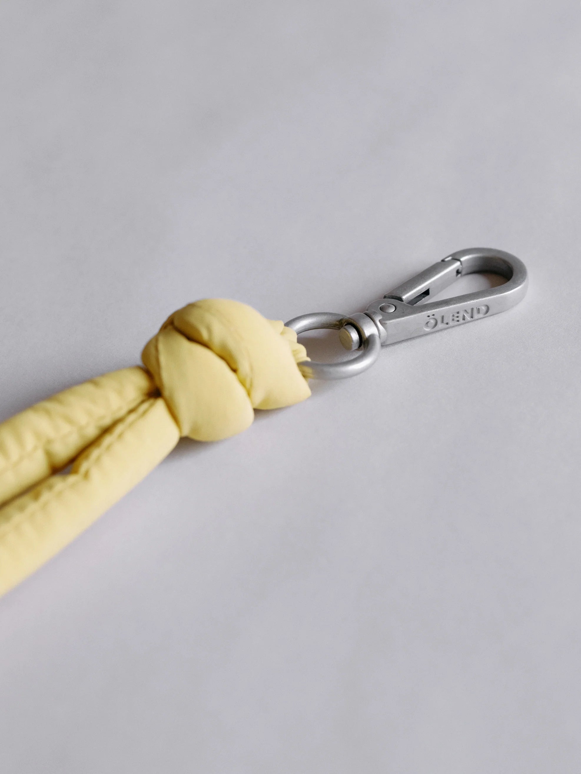 Puffy lime keychain