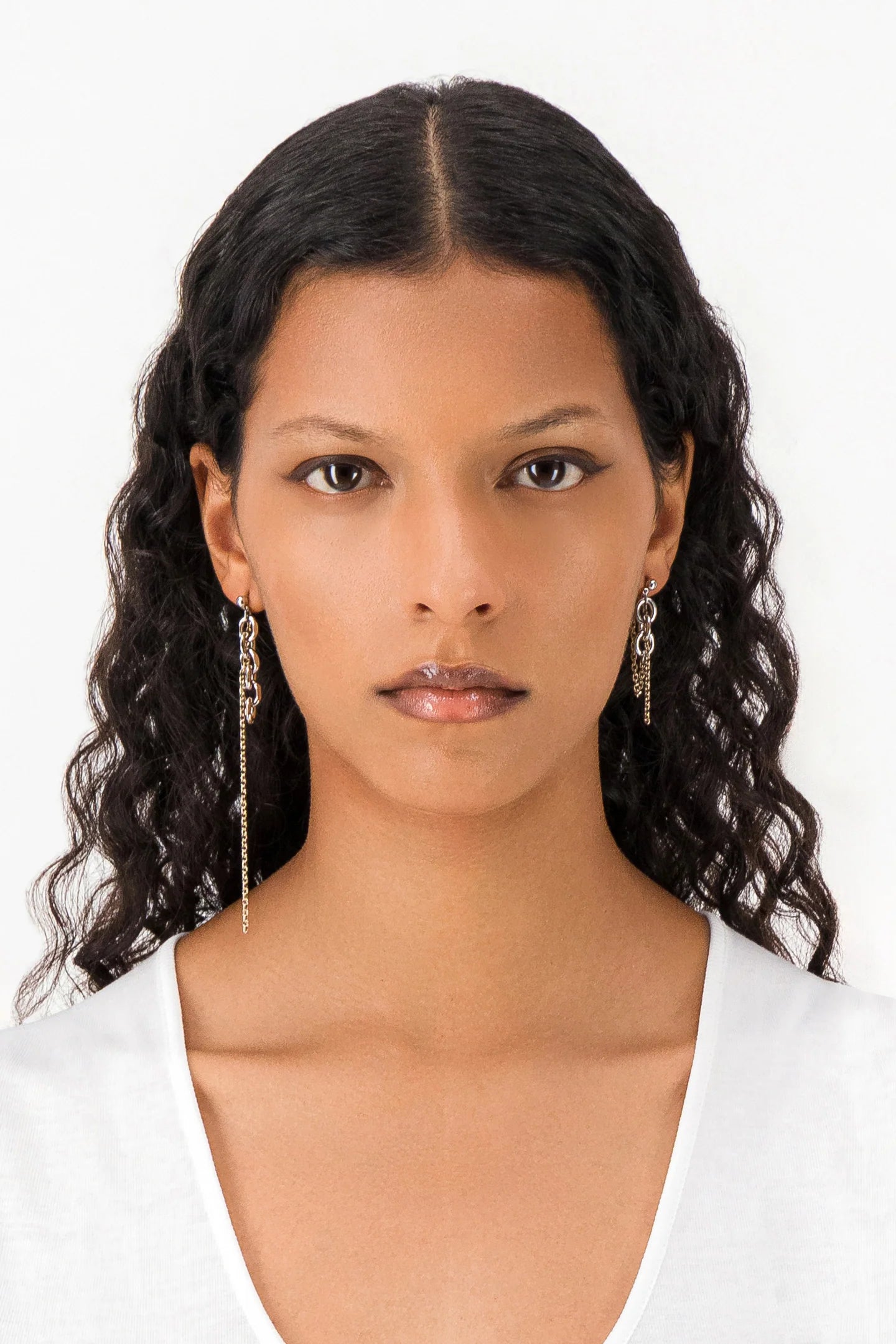 Dana earrings gold & palladium