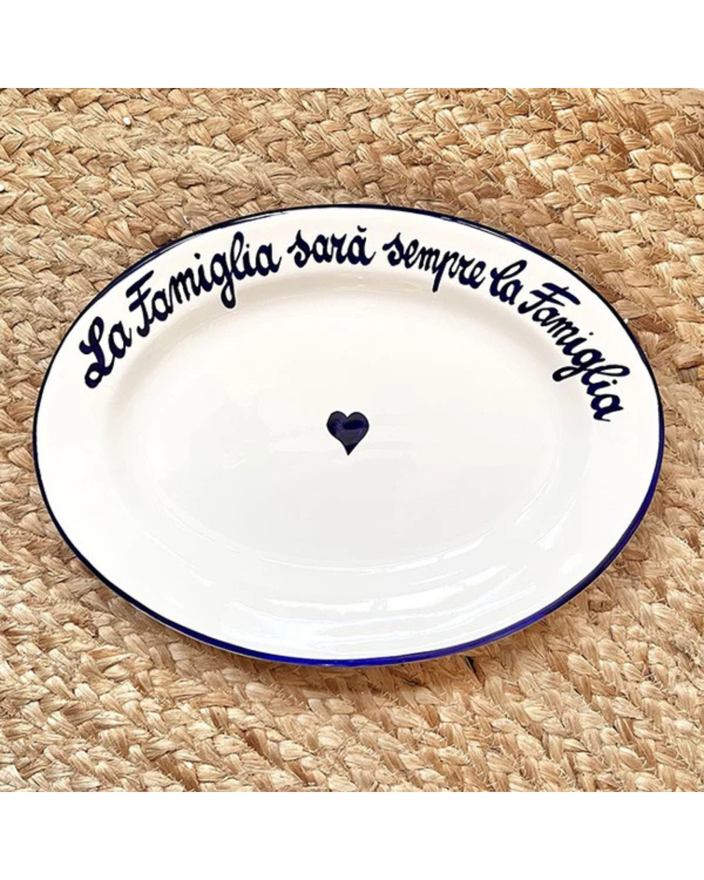 Oval Dish La Famiglia Sara Sempre La Famiglia