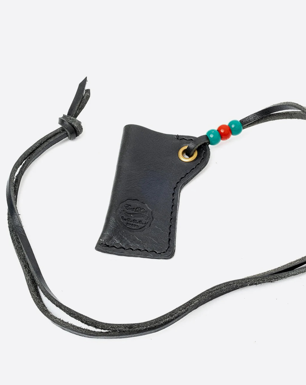 Lighter Pouch Black Leather