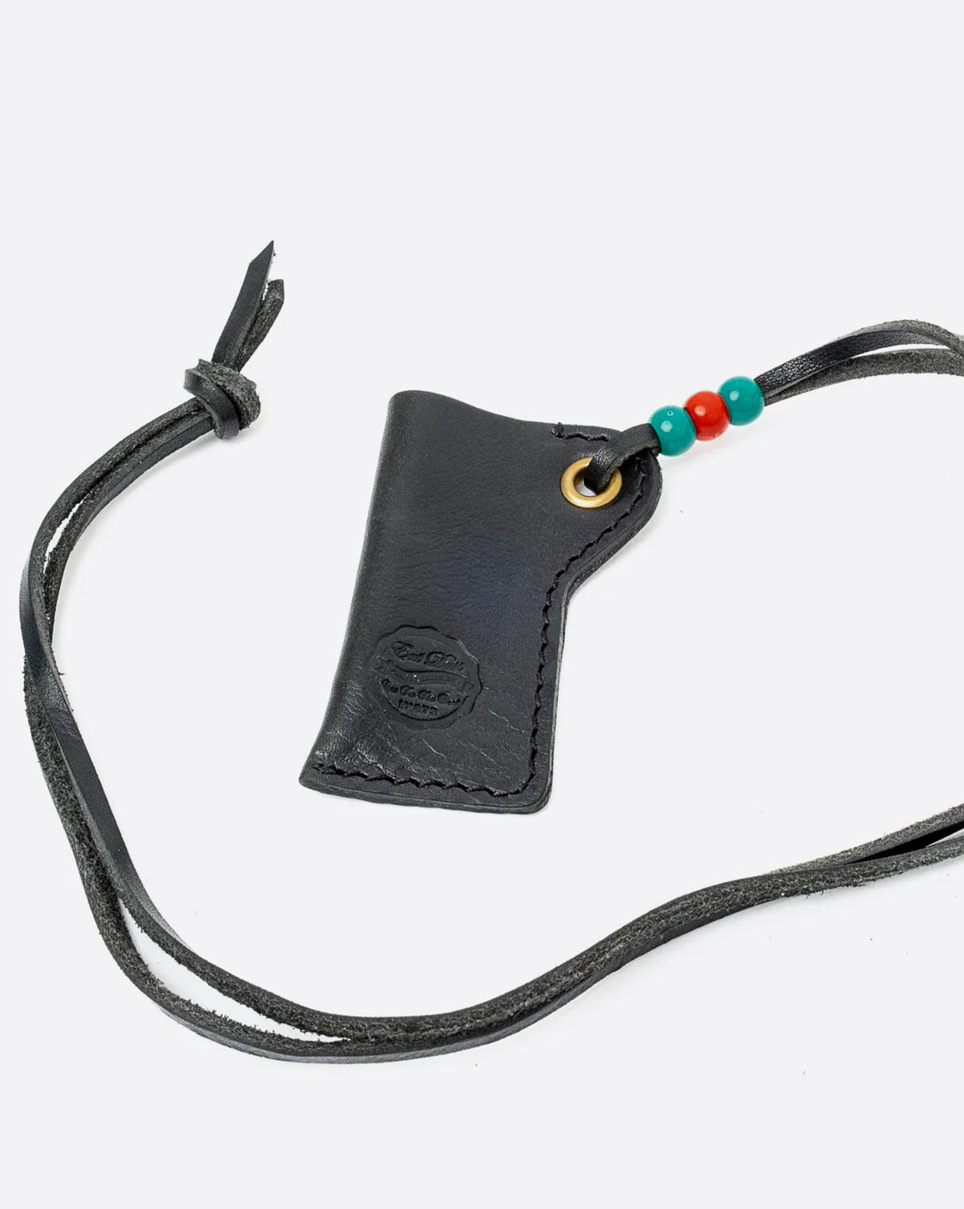 Lighter Pouch Black Leather