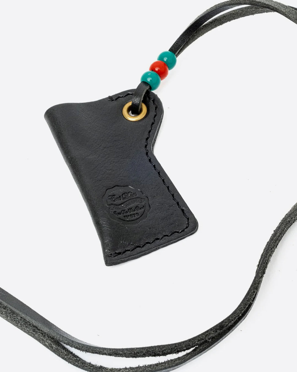 Lighter Pouch Black Leather