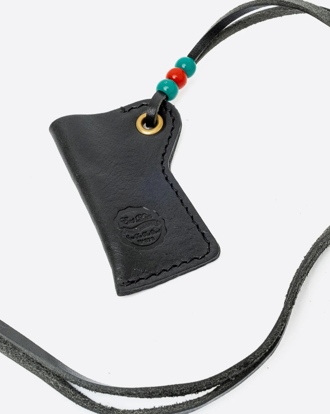 Lighter Pouch Black Leather
