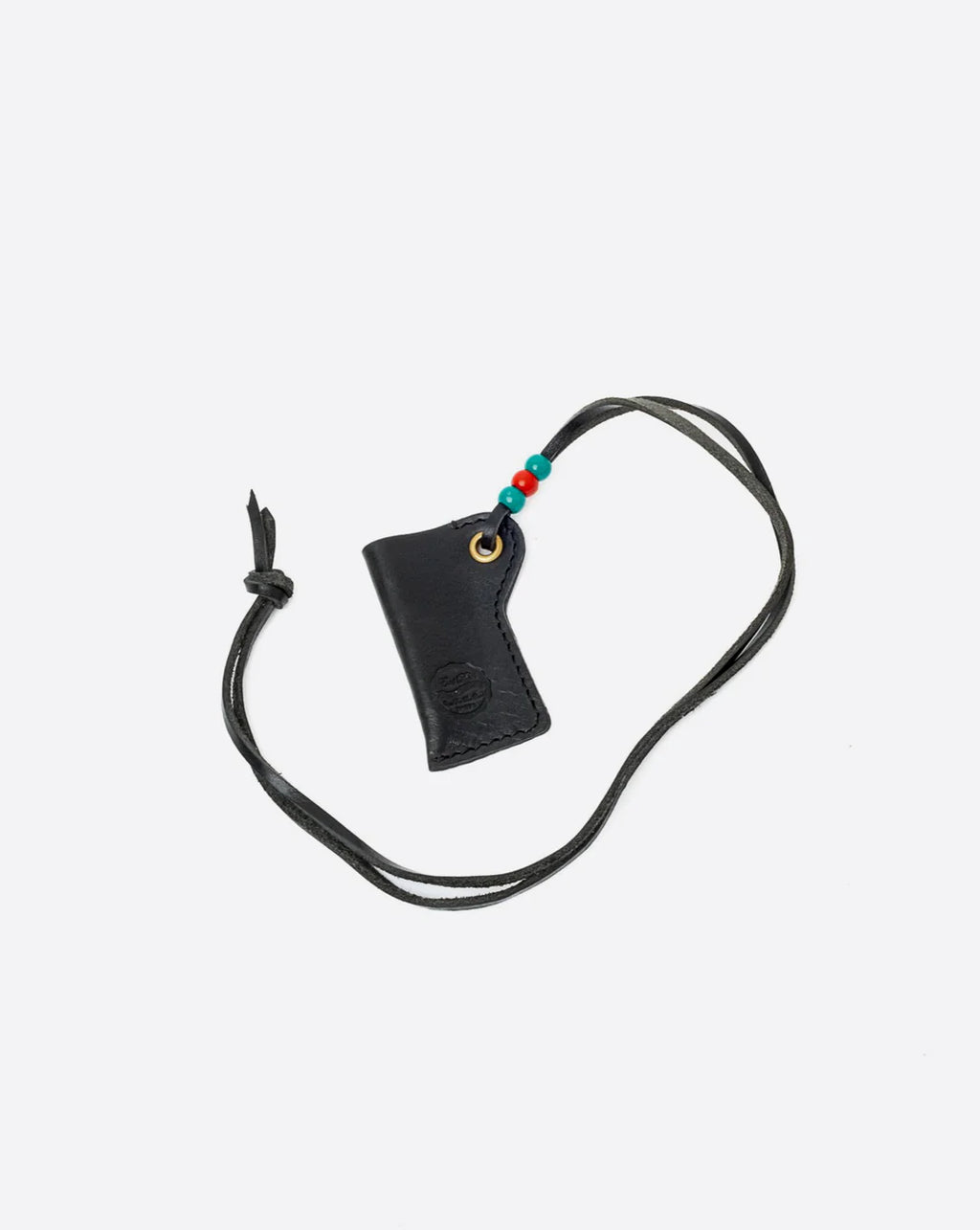 Lighter Pouch Black Leather