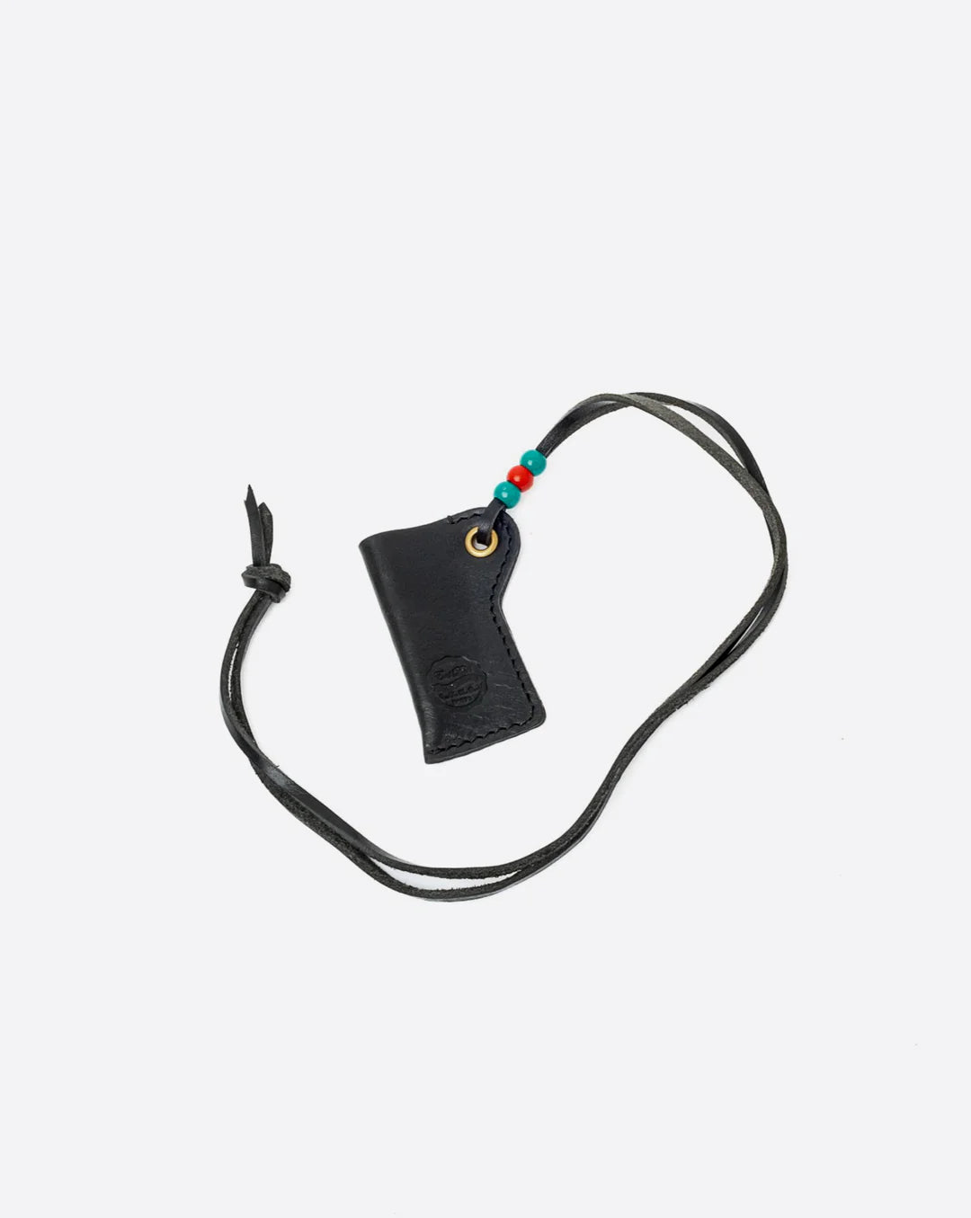 Lighter Pouch Black Leather