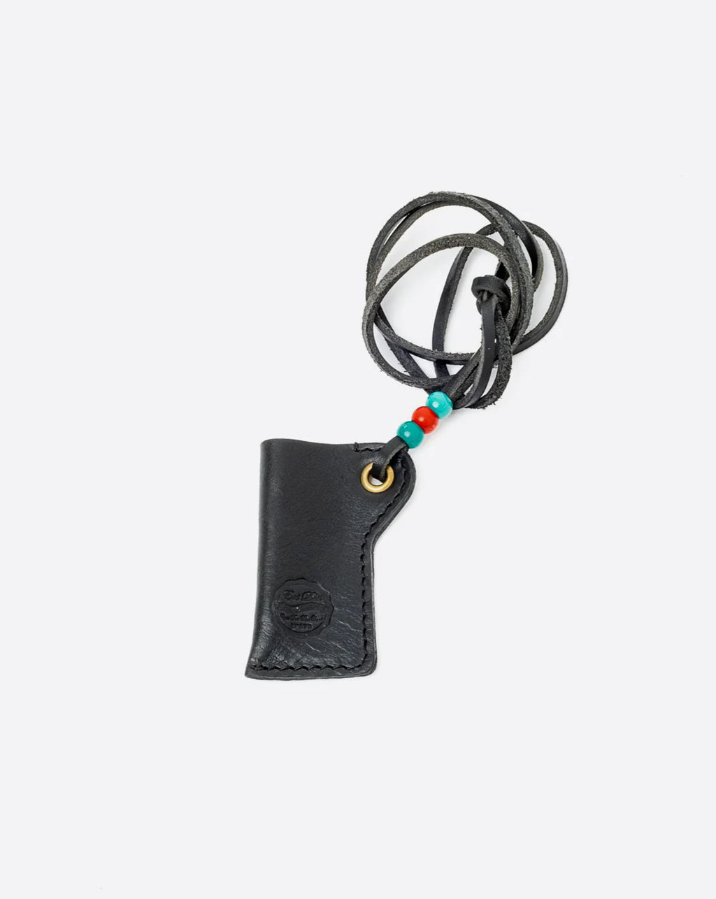 Lighter Pouch Black Leather