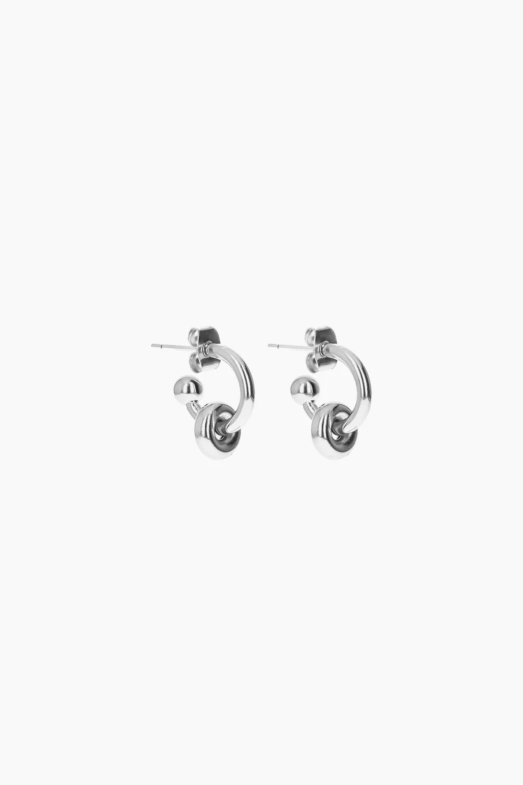 Ethan earrings palladium