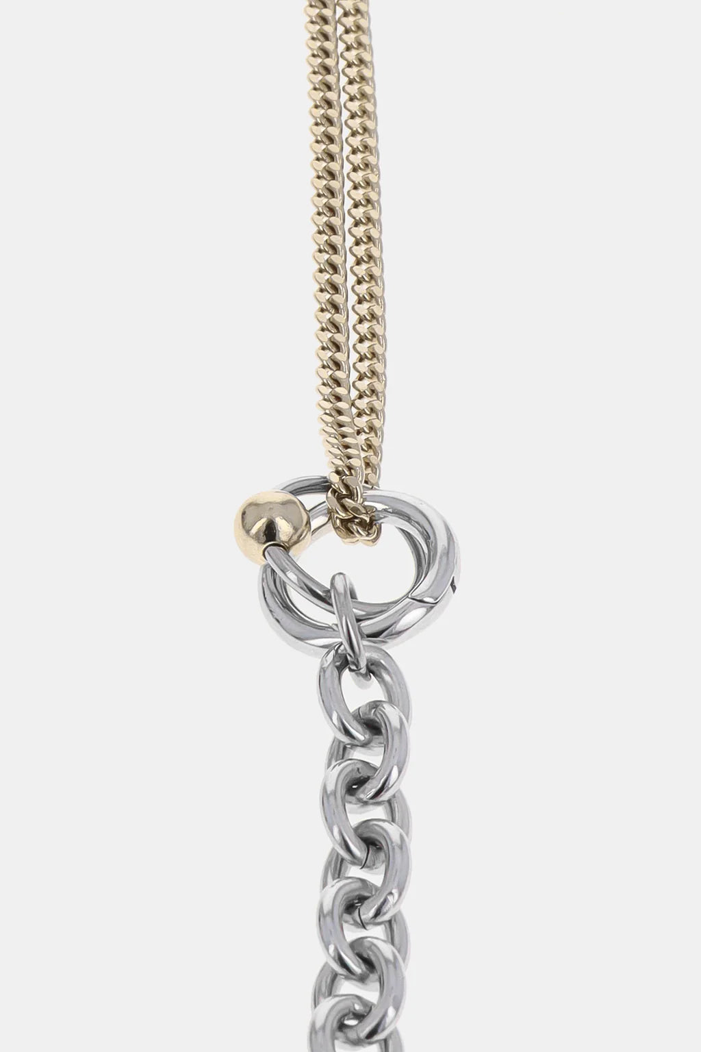 Faith necklace gold & palladium