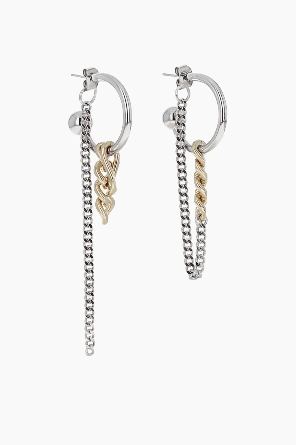 Jenna earrings gold & palladium