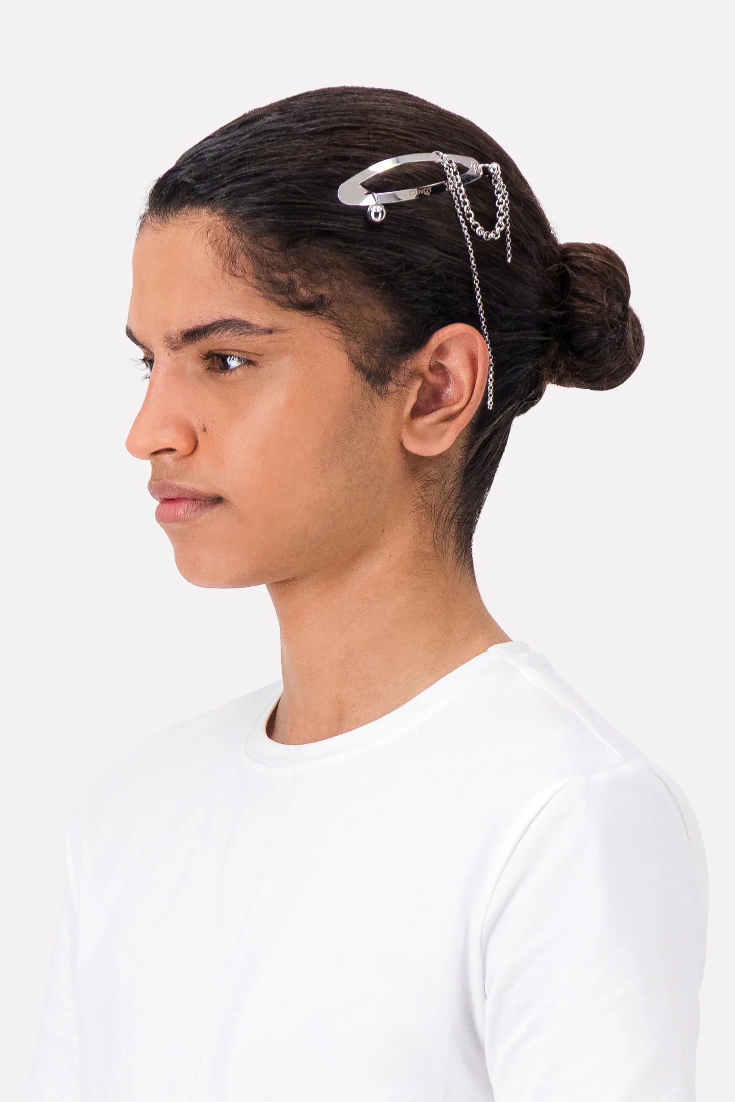 Lewis hair clip palladium