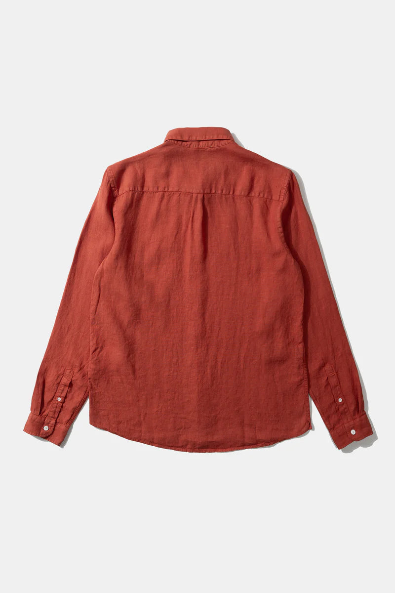Brick linen shirt
