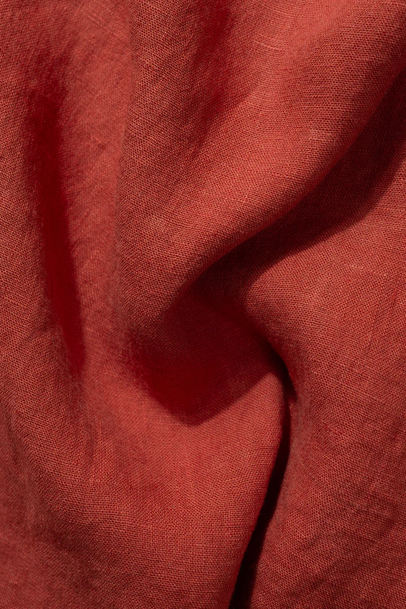 Brick linen shirt