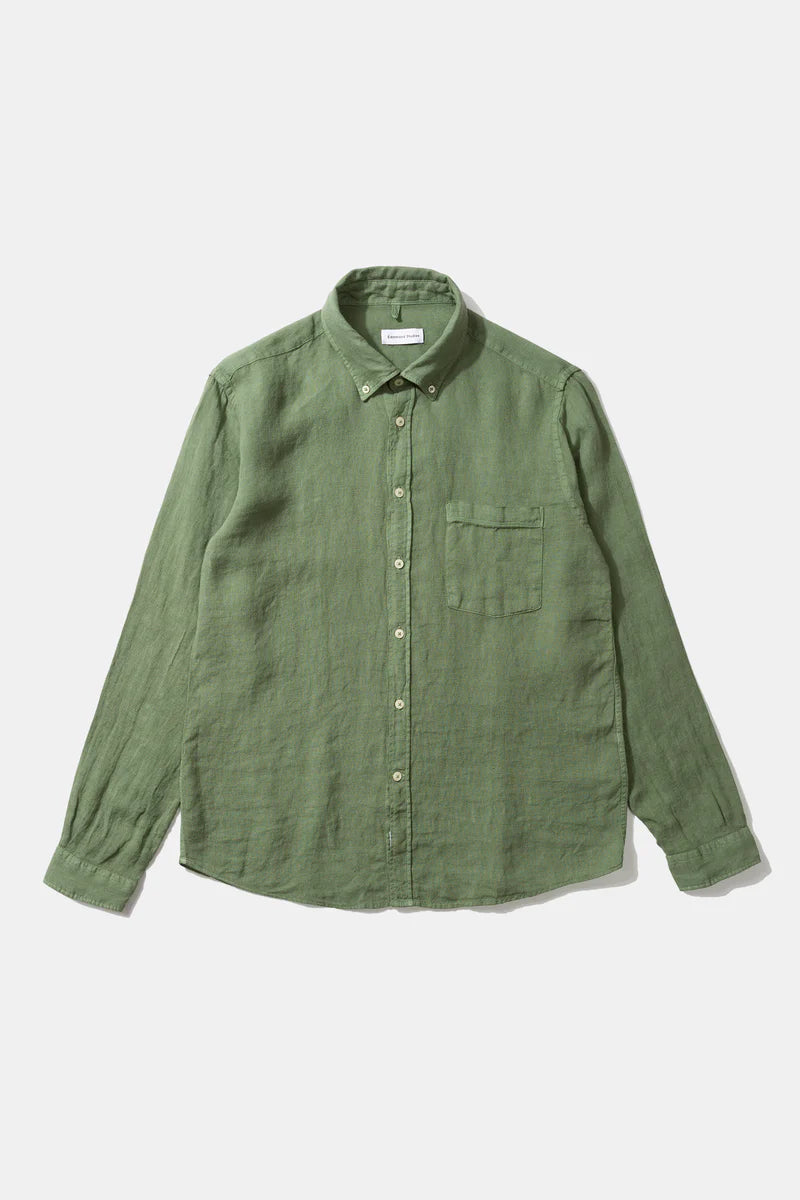 Linen shirt khaki