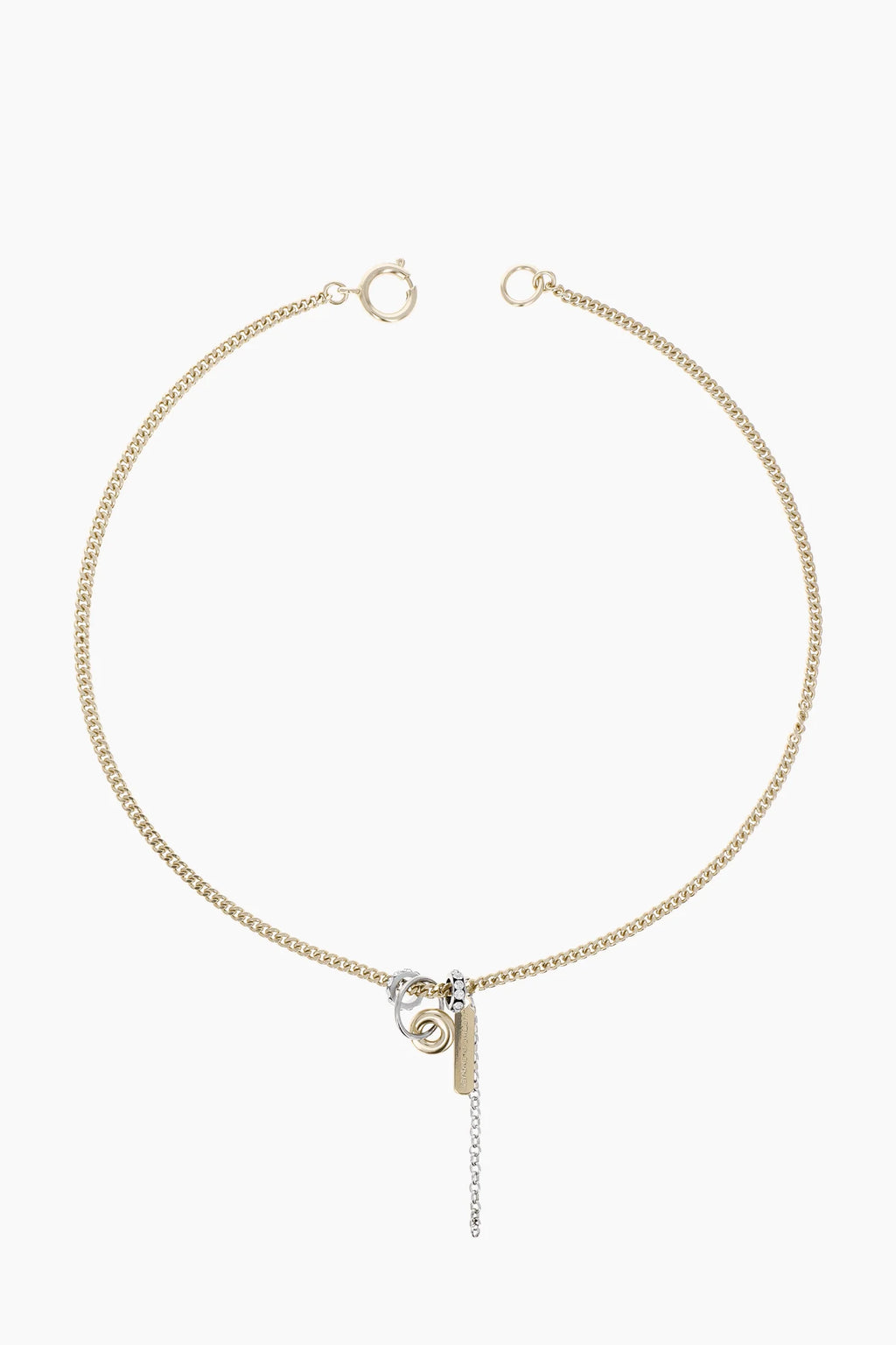 Lou necklace gold & palladium