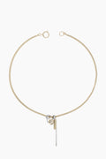Lou necklace gold & palladium